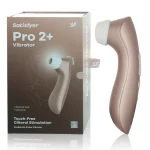 Satisfyer Pro 2+ Vibrator clitoral suction stimulator waterproof silicone design