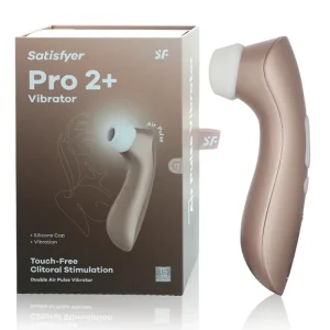 Satisfyer Pro 2+ Vibrator clitoral suction stimulator waterproof silicone design