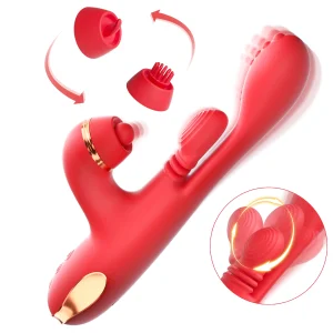 5 in 1 thrusting dildo vibrator silicone g spot toy