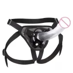 wearable strap on dildo adjustable silicone harness