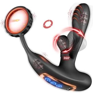 360 Kneading Prostate Massager 3 in 1 design