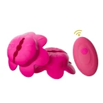 rose nipple clamps vibrator remote control silicone