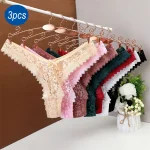 Lace V shape thong with sheer detail and low rise everyday design