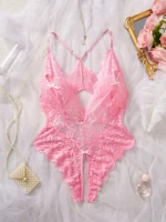 Pink Lace Teddy - Image 10