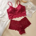 Lace Bralette Panty Set - Image 6