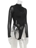 Mesh Turtleneck Bodysuit - Image 6