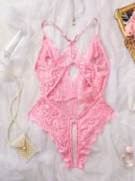 Pink Lace Teddy - Image 2