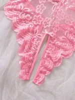 Pink Lace Teddy - Image 4