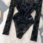 Black Lace Bodysuit - Image 4