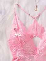 Pink Lace Teddy - Image 3