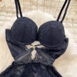 Lace Cutout Bodysuit - Image 3