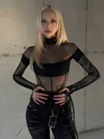 Sheer Sleeve Bodysuit - Image 4