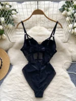 Bandage Mesh Bodysuit - Image 2