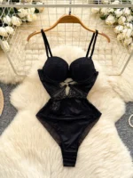 Lace Cutout Bodysuit - Image 2