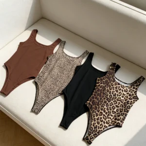 ribbed bodysuit set in multiple colors for women