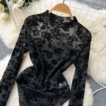 Black Lace Bodysuit - Image 3