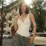 Sleeveless V-Neck Bodysuit - Image 2