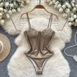 Sequin Corset Bodysuit - Image 7