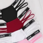 Ribbed Letter Thong Set - Image 5