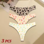 Leopard Seamless Thong Set - Image 5
