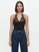 Lace Patchwork Bodysuit - Image 8