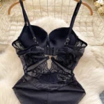 Lace Cutout Bodysuit - Image 5