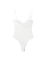 Sweetheart Draped Bodysuit - Image 4