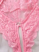 Pink Lace Teddy - Image 5