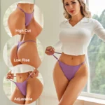 Adjustable Lace Thong Set - Image 2