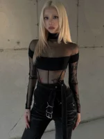 Sheer Sleeve Bodysuit - Image 7