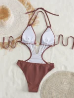 Ring Cut Out Monokini - Image 3