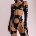 Latex Lingerie Set - Image 3