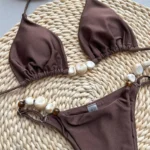 Beaded Triangle Bikini - Image 6