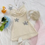 Starfish Halter Mini Dress - Image 5