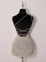 Starfish Crochet Mini Dress - Image 2