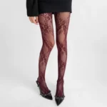 Lace Pattern Tights - Image 7