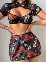 Dragon Print Skirt Set - Image 3