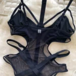 Cut Out Mesh Bodysuit - Image 3