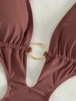 Ring Cut Out Monokini - Image 4