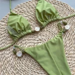 Beaded Triangle Bikini - Image 4