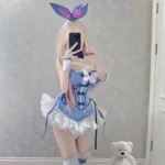 Blue Bunny Cosplay Costume - Image 3