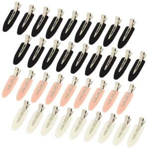 No Bend Hair Clips 4-piece set for makeup, side bangs, face washing, and everyday styling