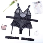 Dot Mesh Bodysuit - Image 3