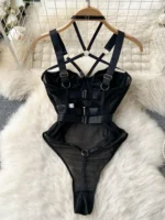Strappy Halter Bodysuit - Image 2