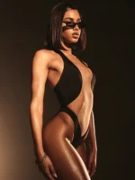 Halter Cutout Bodysuit - Image 2