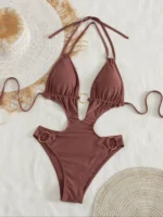 Ring Cut Out Monokini - Image 6