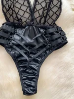 Cross Design Playsuit - Image 3