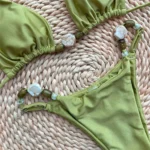 Beaded Triangle Bikini - Image 3
