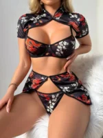 Dragon Print Skirt Set - Image 4