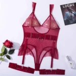 Dot Mesh Bodysuit - Image 4